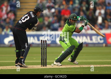 Cricket - First International Twenty20 - England - Pakistan - SWALEC Stadium. Umar Akmal, Pakistan Stockfoto