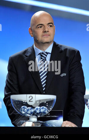 Fußball - UEFA Champions League Unentschieden - Grimaldi Forum. Gianni Infantino, Generalsekretär der UEFA Stockfoto