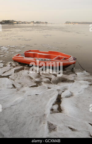 26. Dezember Winterwetter Stockfoto