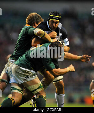 Rugby-Union - MasterCard Trophy - Barbaren V Südafrika - Twickenham Stadium Stockfoto