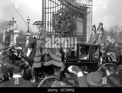 Royalty - Prinzessin Mary und Viscount Lascelles Hochzeit - London Stockfoto