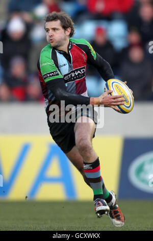 Rugby-Union - Aviva Premiership - Harlequins V Leeds Carnegie - Twickenham Stoop Stockfoto