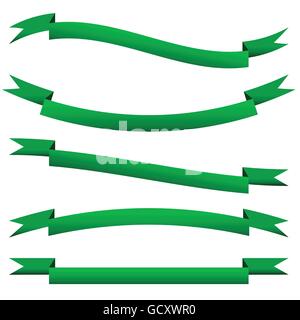 Satz von Banner-Design-Elemente. Monochrome Banner Hintergründe. Stock Vektor