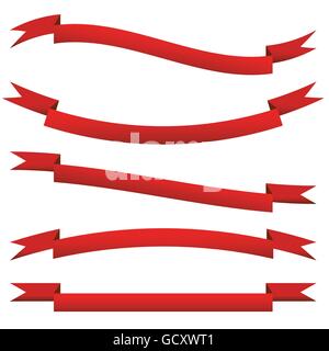 Satz von Banner-Design-Elemente. Monochrome Banner Hintergründe. Stock Vektor