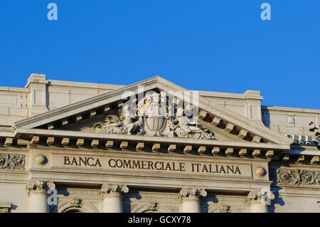 Banca Commerciale Italiana, Gebäude, Mailand, Italien, Europa Stockfoto