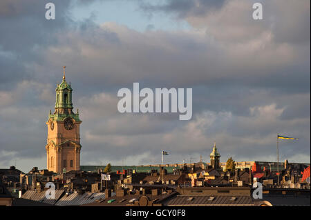 Der Kirche Storkyrkan in Old Town, Stockholm, Schweden, Europa Stockfoto
