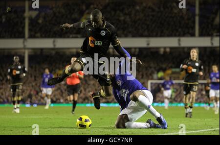 Fußball - Barclays Premier League - Everton V Wigan Athletic - Goodison Park Stockfoto