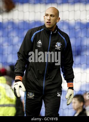 Fußball - Barclays Premier League - Everton gegen Wigan Athletic - Goodison Park. Tim Howard, Torwart von Everton Stockfoto