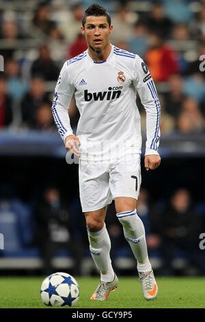 Fußball - UEFA Champions League - Real Madrid / AJ Auxerre - Santiago Bernabeu. Cristiano Ronaldo, Real Madrid Stockfoto