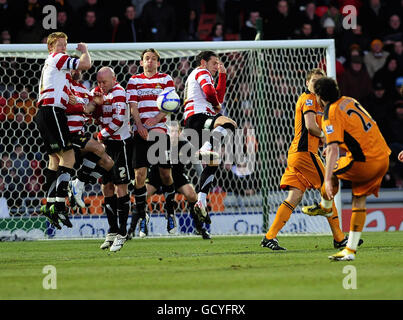 Fußball - FA-Cup - 3. Runde - Doncaster Rovers V Wolverhampton Wanderers - Keepmoat Stadion Stockfoto