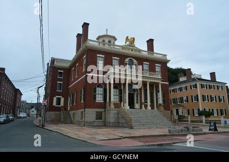 Das Salem-Zollhaus an der Salem National Historic Park in Salem, Massachusetts. Stockfoto