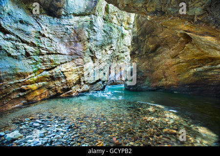 Halb keine Keikoku, Cicada-Schlucht, in Namoku, Gunma, Japan Stockfoto