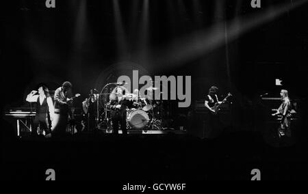 Die ursprüngliche Aufstellung der Rock Band "Kansas" live im Konzert in der Hollywood-Sportatorium, Hollywood, FL. im Jahr 1980. Stockfoto