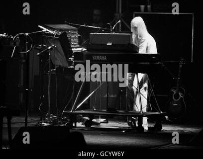 Die ursprüngliche Aufstellung der Rock Band "Kansas" live im Konzert in der Hollywood-Sportatorium, Hollywood, FL. im Jahr 1980. Stockfoto