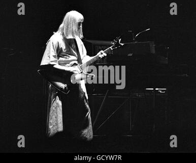 Die ursprüngliche Aufstellung der Rock Band "Kansas" live im Konzert in der Hollywood-Sportatorium, Hollywood, FL. im Jahr 1980. Stockfoto