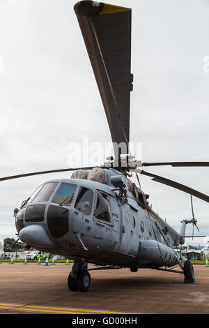 Kroatische Luftwaffe Mil Mi-171 "Hip" abgebildet auf 2016 Royal International Air Tattoo. Stockfoto