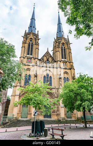 Sainte-Ségolène Kirche Stockfoto