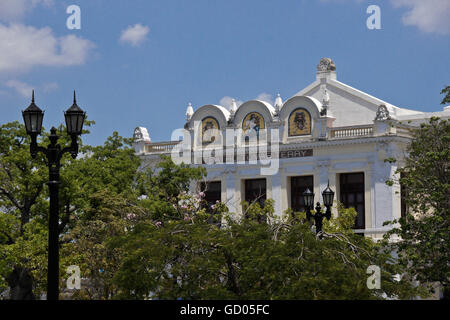 Teatro Tomas Terry am Plaza de Armas, Cienfuegos, Kuba Stockfoto