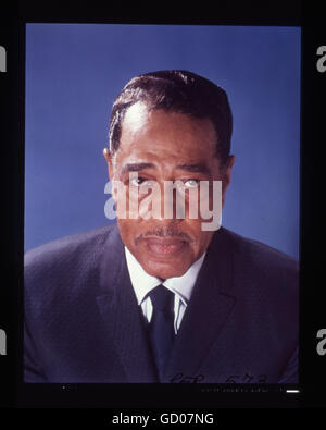 Amerikanischer Komponist/Musiker Duke Ellington. Stockfoto