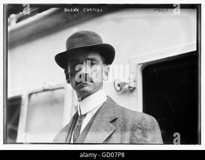 Glenn H. Curtiss, US-amerikanischer Flugpionier. Stockfoto