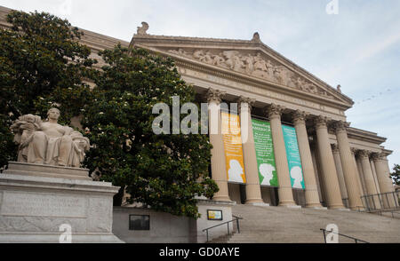 Äußere National Archives Washington DC Datensätze Stockfoto