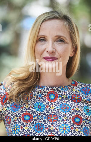 Madrid, Spanien. 11. Juli 2016. Julie Delpy besucht "Lolo" Fototermin am Plaza de Espana am 11. Juli 2016 in Madrid. Bildnachweis: Jack Abuin/ZUMA Draht/Alamy Live-Nachrichten Stockfoto