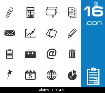 Vektor Büro icons Stock Vektor