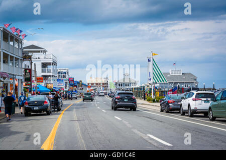 Ocean Boulevard, in Hampton Beach, New Hampshire. Stockfoto