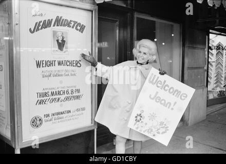 Jean Nidetch, Co-Gründer von Weight Watchers Stockfoto