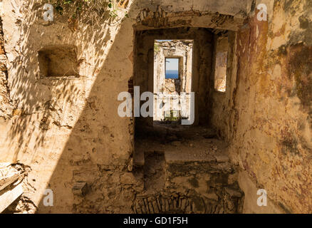 Kirchenruine in Murvica, Insel Brac, Kroatien Stockfoto