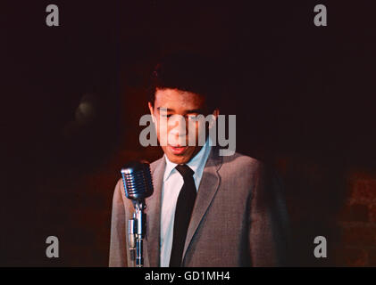 Richard Pryor in der Cafe Au Go Go in Greenwich Village, 1964. Stockfoto