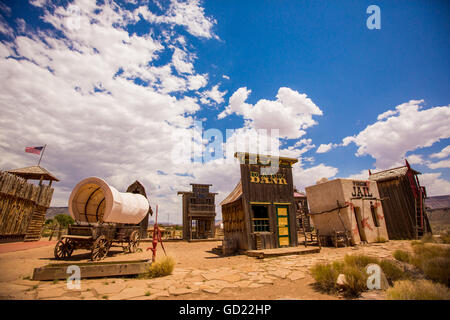 Ghost Town, natives Handelsposten, Utah, Vereinigte Staaten von Amerika, Nordamerika Stockfoto