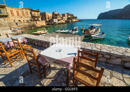 Meeresfrüchte-Restaurant-Griechisch Stockfoto