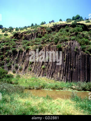 Australien-Victoria das vertikale Rohr wie Felsformation im Organ Pipes National Park in der Nähe von Melbourne Adrian Baker Stockfoto