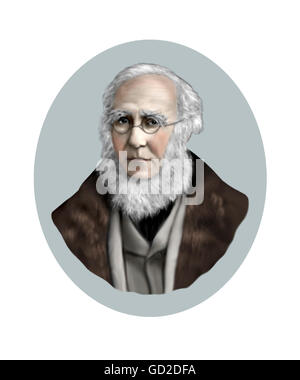 Joseph Dalton Hooker, 1817-1911, Botaniker Stockfoto