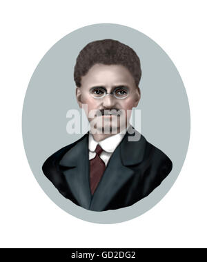 Leon Trotsky, 1879-1940 kommunistischer Führer Stockfoto