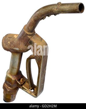 Transport / Transport, Auto, Tankstelle, Zapfpistole für Benzin, Deutschland, um 1959, Zusatzrechte-Abfertigung-nicht vorhanden Stockfoto