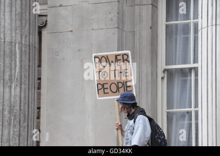 Die Völker Versammlung März, London, UK Stockfoto