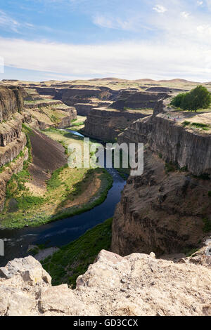 Einer der Canyons neben "Palouse Falls' - Staatspark, Washington, USA Stockfoto