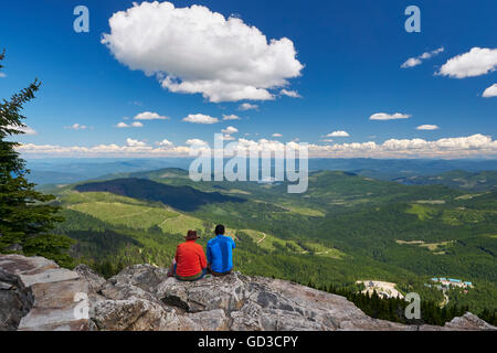 Mount Spokane in Washington, USA. Stockfoto