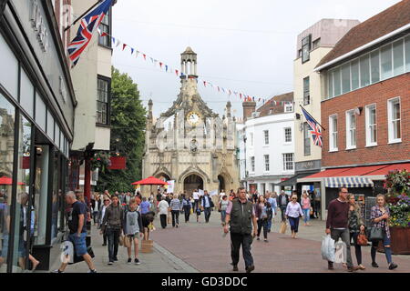 Market Cross aus East Street, Chichester, West Sussex, England, Großbritannien, Deutschland, UK, Europa Stockfoto