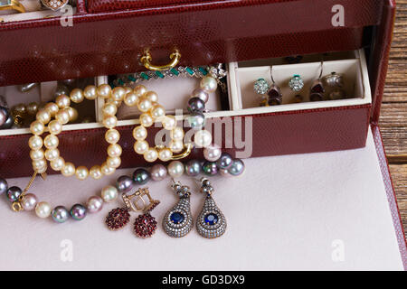 Schmuck box Stockfoto