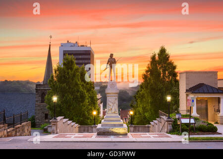 Lynchburg, Virginia, USA Monument-Terrasse. Stockfoto