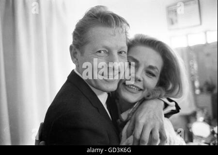 Danny Kaye und Lauren Bacall Stockfoto