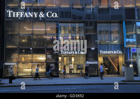 Tiffany &amp; Co-Shop in Ginza Tokyo Japan. Stockfoto