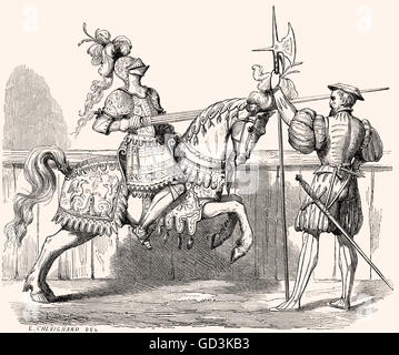 Heinrich II., Henri II., Heinrich II., 1519-1559, König von Frankreich Stockfoto