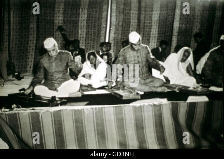 Pandit Jawaharlal Nehru Stockfoto