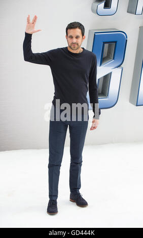 London, UK. 12. Juli 2016. Dynamo besucht die UK-Premiere von "Star Trek Beyond" am Empire Leicester Square am 12. Juli 2016 in London, England. Bildnachweis: Gary Mitchell/Alamy Live-Nachrichten Stockfoto