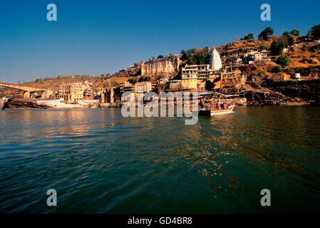 Omkareshwar Tempel Stockfoto