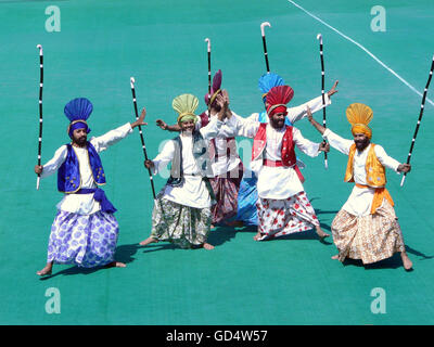 Bhangra Tanz Stockfoto
